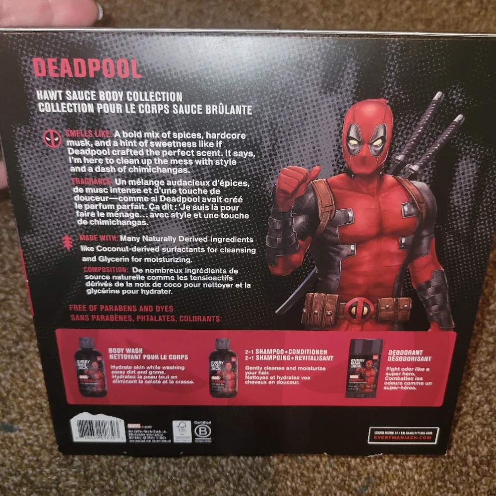 Marvel Deadpool Red and Black Body Collection
